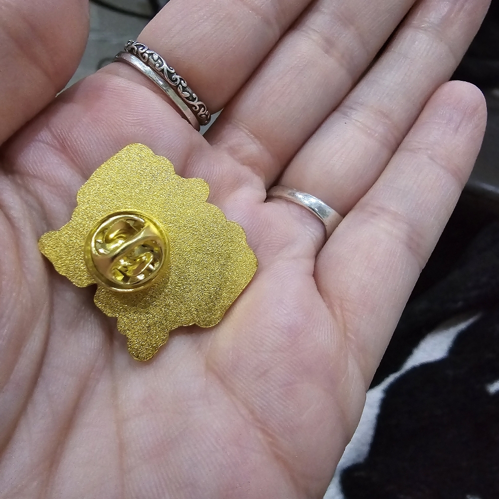 Metal Enamel Lapel Pin | I'm A Witch | Gold & Black - Picture 3 of 3